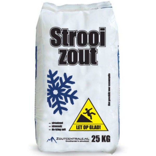 Strooizout per zak 25 kg